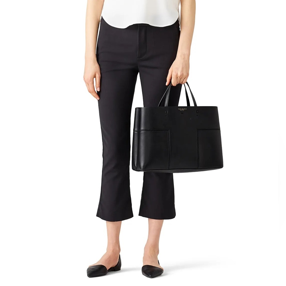 Tory Burch Black Block T-Tote